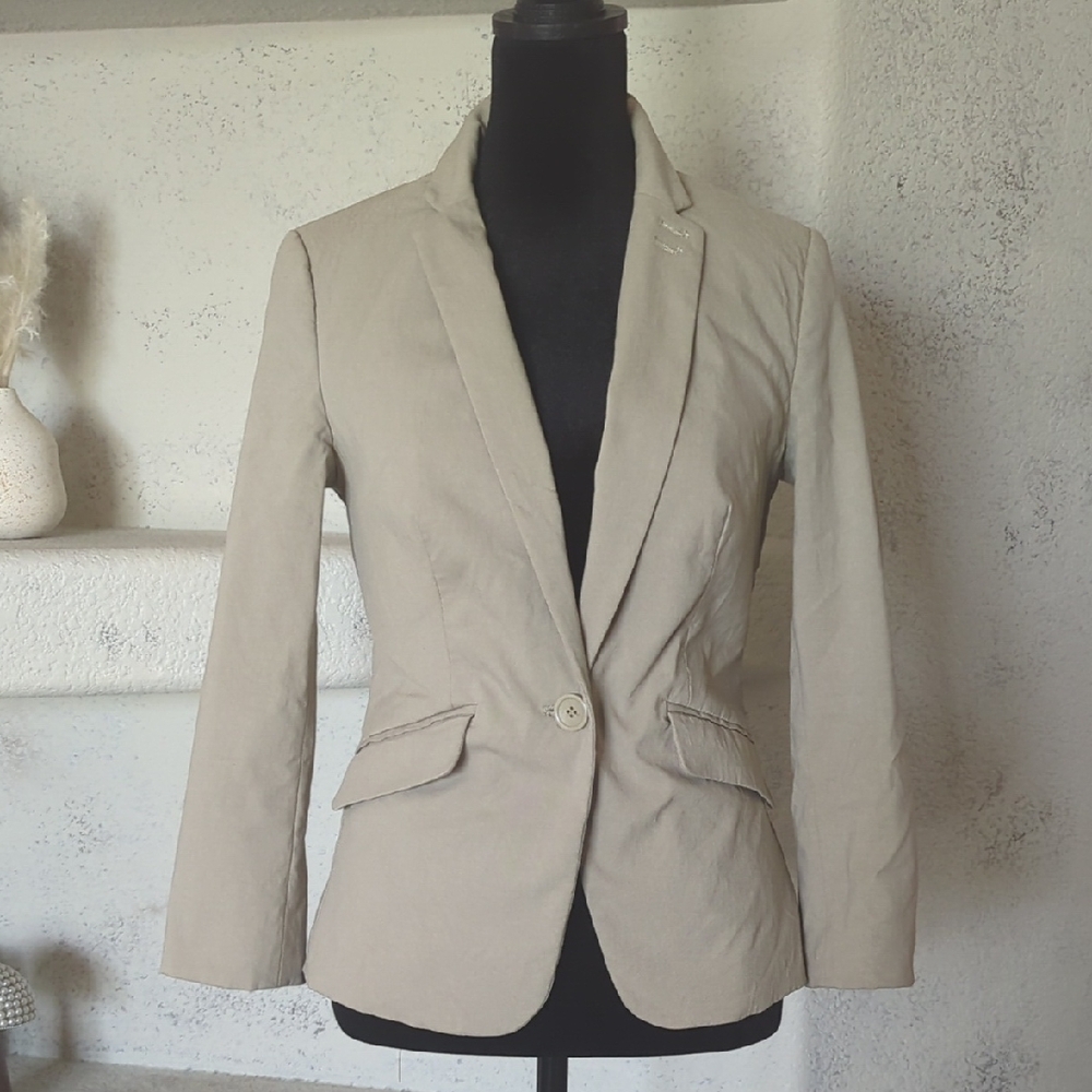 The Limited Beige Blazer